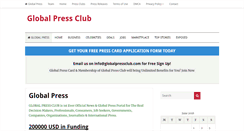 Desktop Screenshot of globalpressclub.com